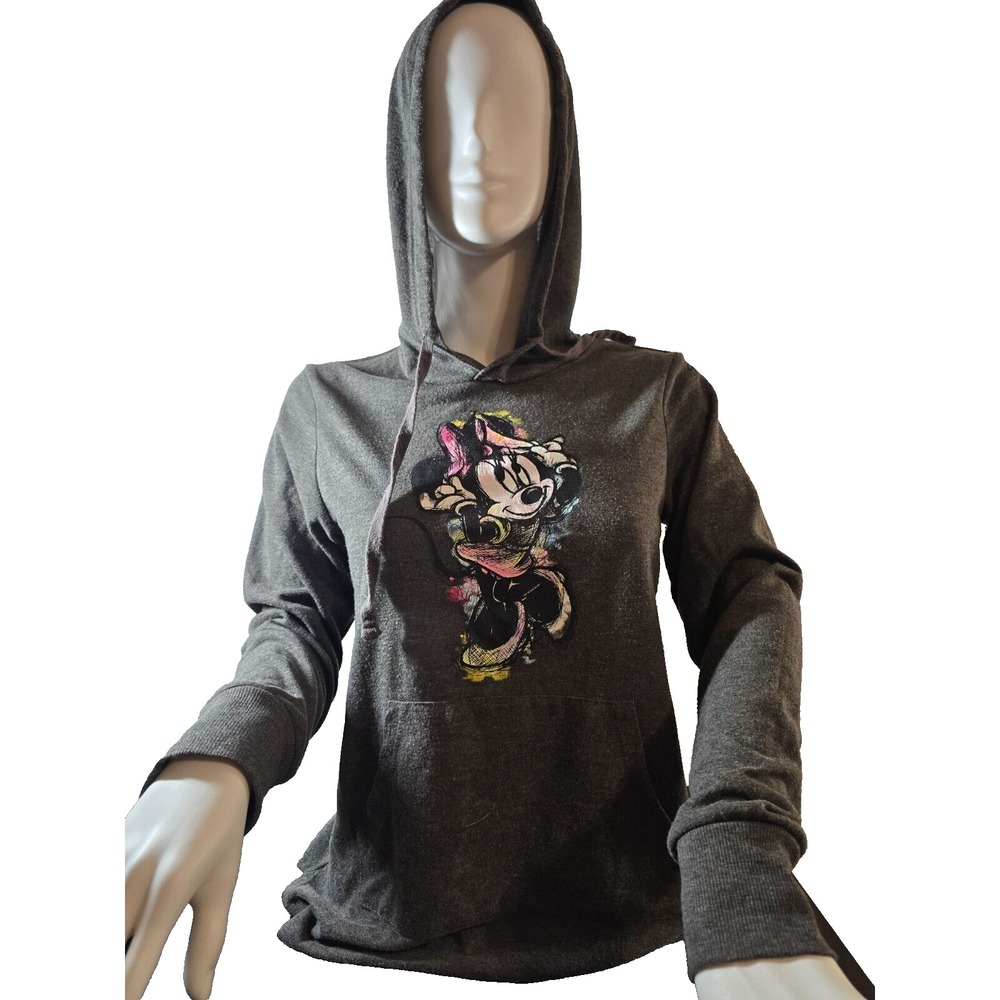 Disney Minnie Mouse Pullover Hoodie –‎ Jerry Leigh – Women S/M or Junior Large